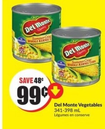 FreshCo Del monte vegetables offer