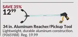Princess Auto 34 in. Aluminum Reacher/Pickup Tool offer