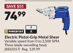 Princess Auto Electric Pistol-Grip Metal Shear offer