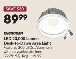 Princess Auto LED 20,000 Lumen Dusk-to-Dawn Area Light offer