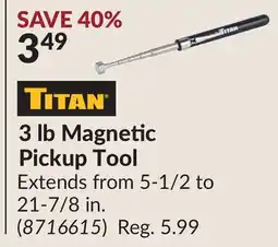 Princess Auto 3 lb Magnetic Pickup Tool offer