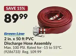 Princess Auto 2 in. x 50 ftPVC Discharge Hose Assembly offer