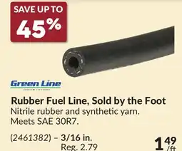 Princess Auto 3/16 in. Rubber Fuel Line, Sold by the Foot offer