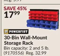 Princess Auto 30-Bin Wall-Mount Storage Rack offer