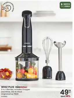 Stokes WHIZ PLUS 3 In 1 Blender offer