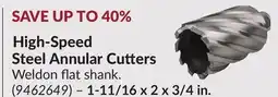 Princess Auto High-Speed Steel Annular Cutters 1-11/16 x 2 x 3/4 in offer