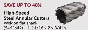 Princess Auto High-Speed Steel Annular Cutters 1-11/16 x 2 x 3/4 in offer