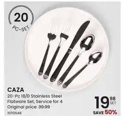 Stokes CAZA 20-Pc 18/0 Stainless Steel Flatware Set offer