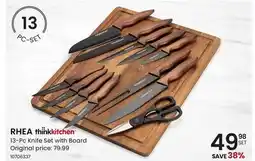 Stokes RHEA 13-Pc Knife Set with Board offer