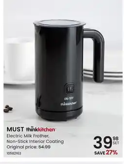 Stokes MUST Electric Milk Frother offer
