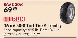 Princess Auto 16 x 6.50-8 Turf Tire Assembly offer
