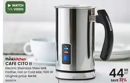 Stokes CAFE CITO II Electric Stainless Steel Milk Frother offer