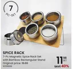 Stokes 7-Pc Magnetic Spice Rack Set offer
