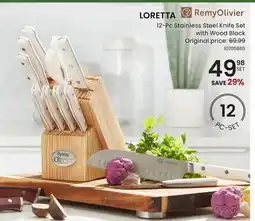 Stokes LORETTA 12-Pc Stainless Steel Knife Set offer