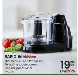 Stokes RAPID Mini Electric Food Processor offer