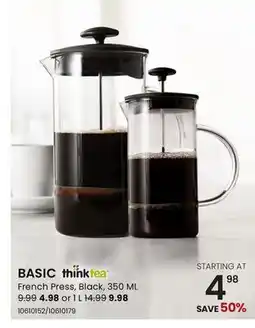 Stokes BASIC French Press offer