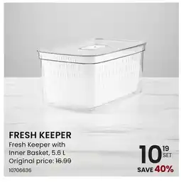 Stokes FRESH KEEPER Fresh Keeper with Inner Basket offer