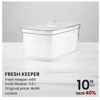 Stokes FRESH KEEPER Fresh Keeper with Inner Basket offer