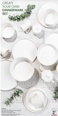 Stokes LEDGE Serving Plates offer