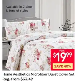 Kitchen Stuff Plus Microfiber Duvet Cover Set offer