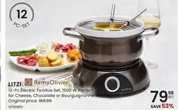 Stokes LITZI 12-Pc Electric Fondue Set offer