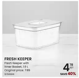 Stokes Fresh Keeper with Inner Basket offer