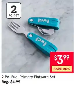Kitchen Stuff Plus 2 Pc. Fuel Primary Flatware Set offer