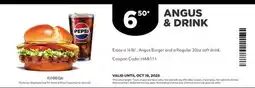 Harvey’s Angus & Drink offer