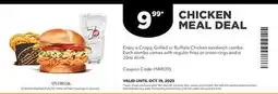 Harvey’s Chicken Meal Deal offer