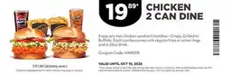 Harvey’s Chicken 2 Can Dine offer
