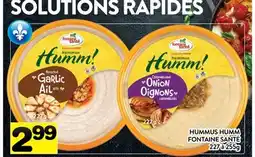 Supermarché PA HUMMUS HUMM FONTAINE SANTÉ offer
