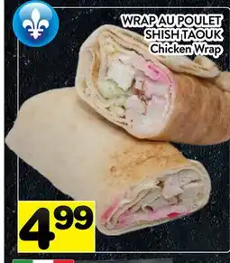 Supermarché PA WRAP AU POULET SHISH TAOUK | Chicken Wrap offer
