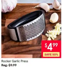 Kitchen Stuff Plus Rocker Garlic Press offer