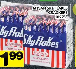 Supermarché PA MYSAN SKY FLAKES CRACKERS offer