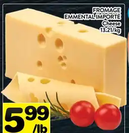Supermarché PA FROMAGE EMMENTAL IMPORTÉ | CHEESE offer