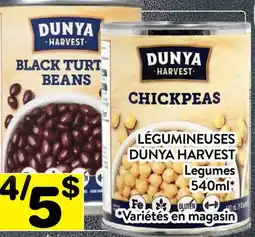 Supermarché PA LÉGUMINEUSES DUNYA HARVEST | LEGUMES offer