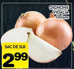 Supermarché PA OIGNONS VIDALIA | ONIONS offer