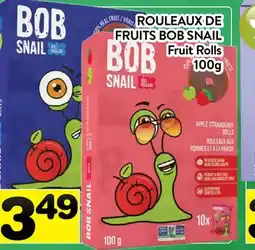 Supermarché PA ROULEAUX DE FRUITS BOB SNAIL | Fruit Rolls offer