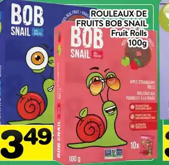 Supermarché PA ROULEAUX DE FRUITS BOB SNAIL | Fruit Rolls offer