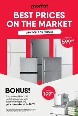 Meubles RD Moffat FRIDGES offer