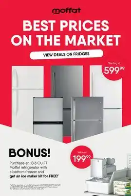 Meubles RD Moffat FRIDGES offer