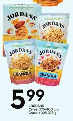 Sobeys Jordans cereal offer