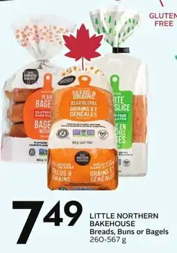 Sobeys Little northern bakehouse breads, buns or bagels offer