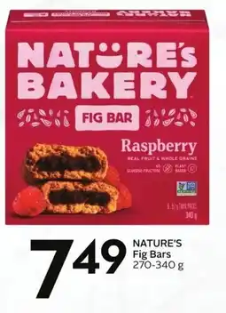 Sobeys Nature's fig bars offer