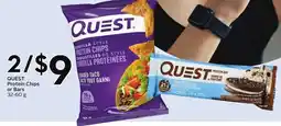 Sobeys Quest protein chips or bars offer