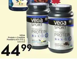 Sobeys VEGA Protein + Creatine Powders offer