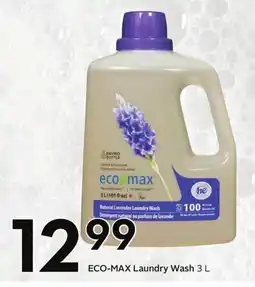 Sobeys Eco-max laundry wash offer
