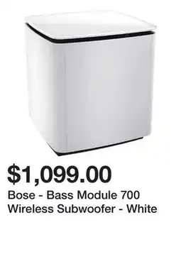 Newegg Bose - Bass Module 700 Wireless Subwoofer - White offer