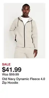 Old Navy Old Navy Dynamic Fleece 4.0 Zip Hoodie offer