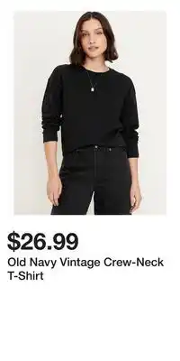 Old Navy Old Navy Vintage Crew-Neck T-Shirt offer